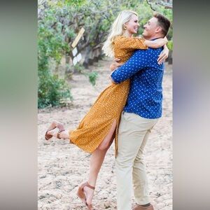 Faithfull the Brand - Chiara Midi Dress Noel Caramel Print